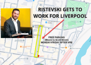 Liverpool CBD Finally Gets a Boost: Councillor Ristevski Champions Free Evening Parking – While Liverpool Mayor Mannoun’s losing streak continues.