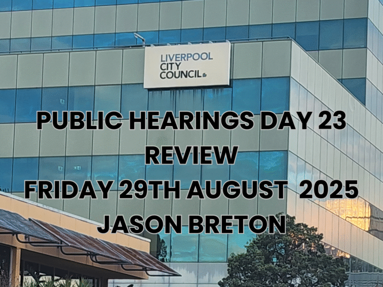 Public Inquiry into Liverpool City Council: Day 23 Updates For Local Residents