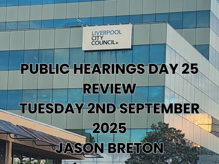 Public Inquiry into Liverpool City Council: Day 25 Updates For Local Residents