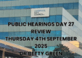 Public Inquiry into Liverpool City Council: Day 27 Updates For Local Residents