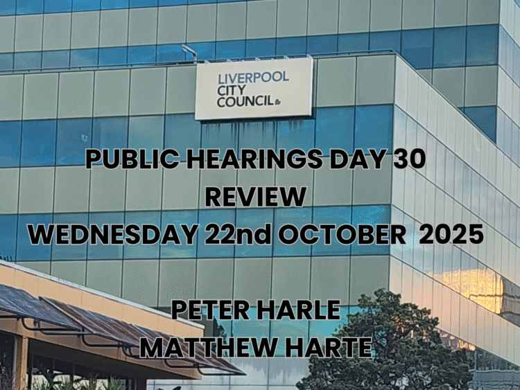 Public Inquiry into Liverpool City Council: Day 30 Updates For Local Residents